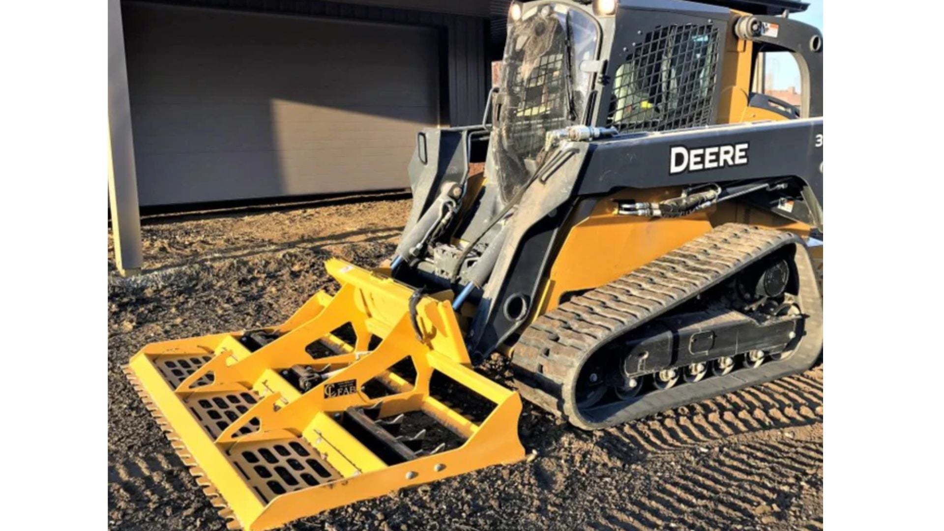Pullar Loader EZ PULLER GRAPPLE CAB GUARD FOR SKID STEER AND COMPACT TRACK LOADER Co ...