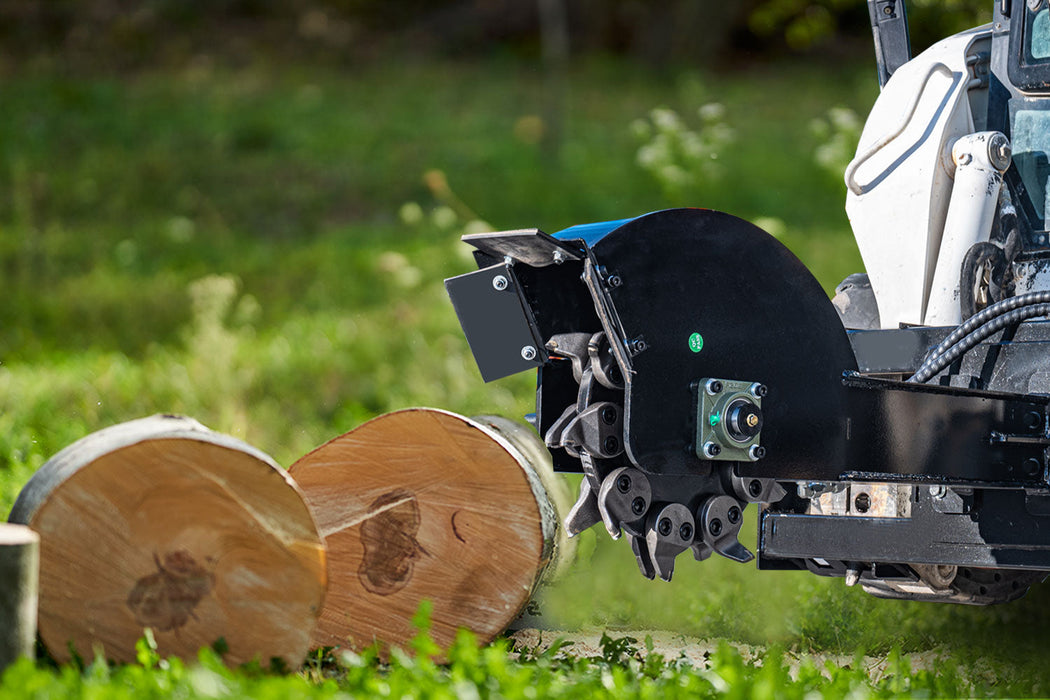 MMS 20 Blades Grinder, ±45° Skid Steer Loader Stump Grinder Attachment | MMS
