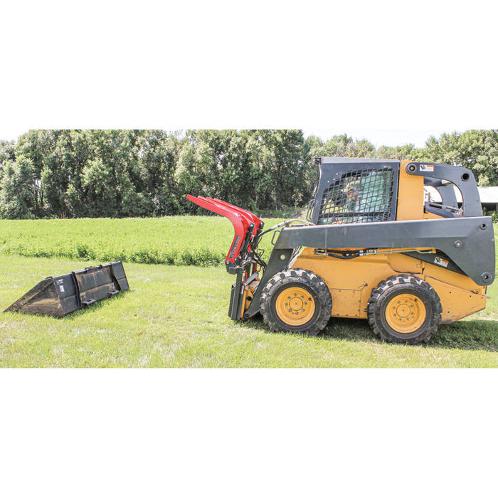 Skid Steer Double Quick Attach Grapple Ideal for Skid Steers or Skid Loaders with Standard Universal Quick Attachment | GreyWolf™ Attachments