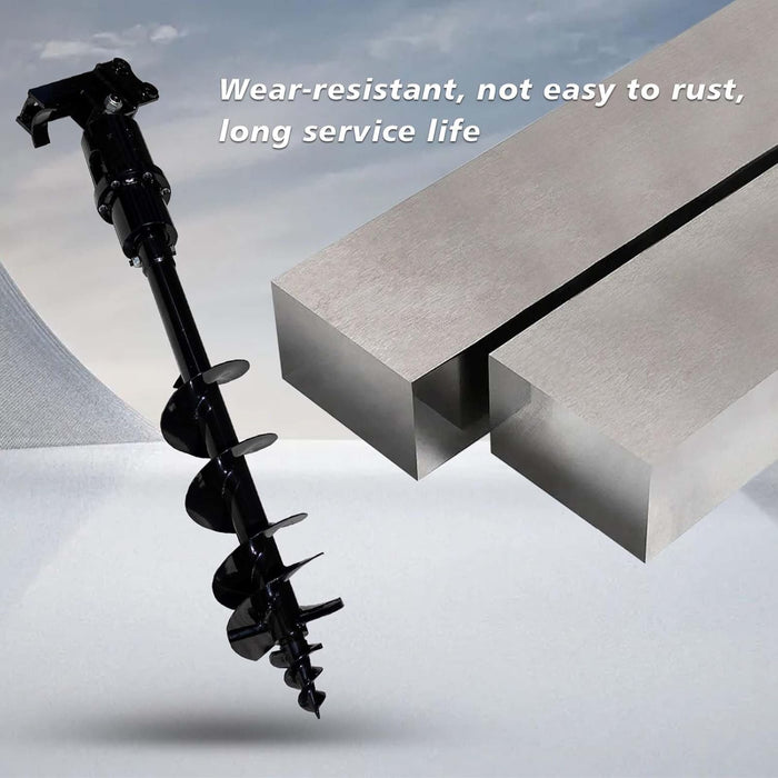 MMS 200mm/300mm Auger Hydraulic Driven Suitable for Drilling and Digging Holes with 0.8-2 Tons Mini Excavators | MMS