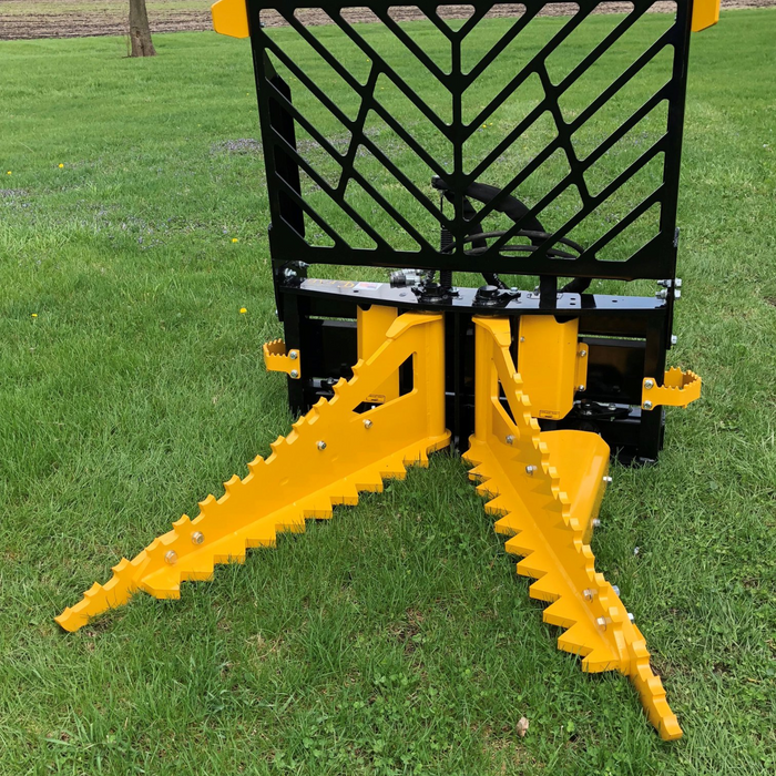 DOMINATOR®  Tree Puller Multi purpose Tree Puller Tool AR400 Steel Jaws 60" Opening Easily Grasps Large Objects, Dig, Saw, Rip and Pull. | CL Fabrication