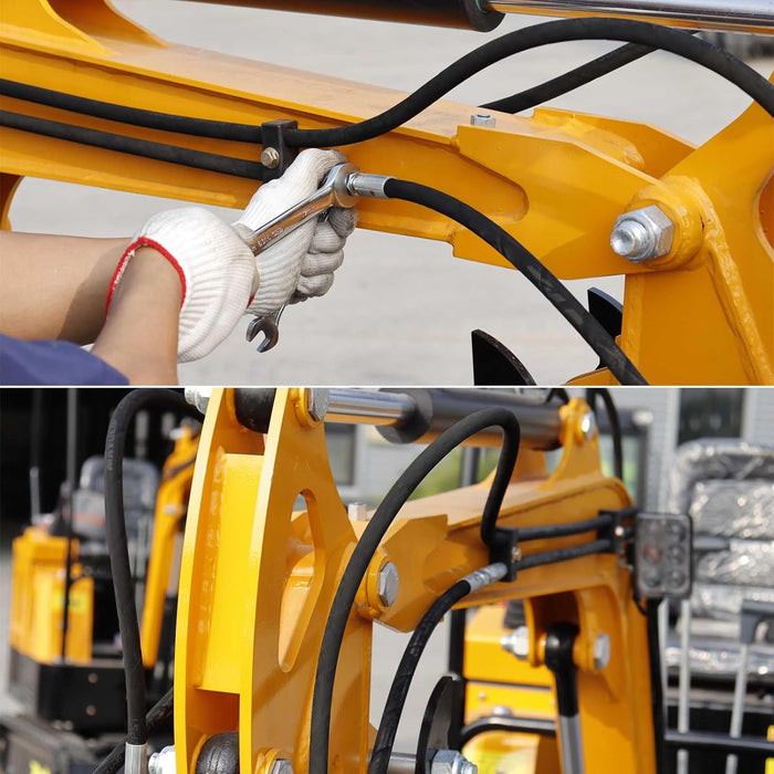 MMS 200mm/300mm Auger Hydraulic Driven Suitable for Drilling and Digging Holes with 0.8-2 Tons Mini Excavators | MMS