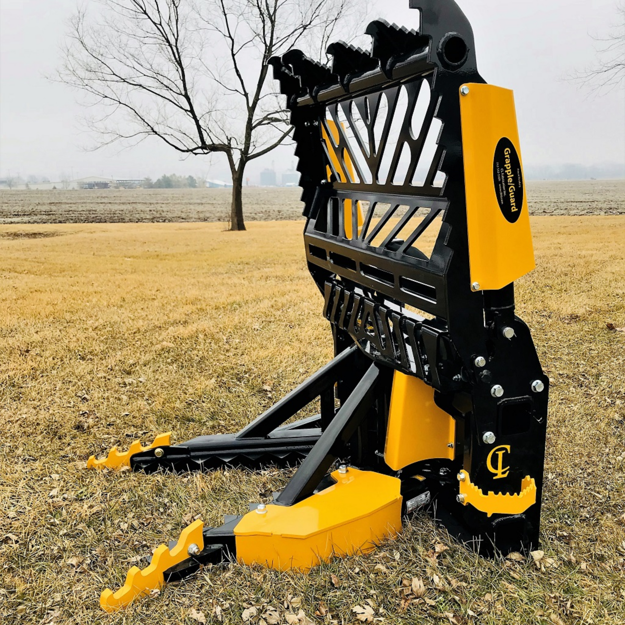 EZ PULLER GRAPPLE CAB GUARD FOR SKID STEER AND COMPACT TRACK LOADER Co ...