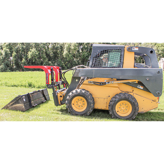 Skid Steer Double Quick Attach Grapple Ideal for Skid Steers or Skid Loaders with Standard Universal Quick Attachment | GreyWolf™ Attachments