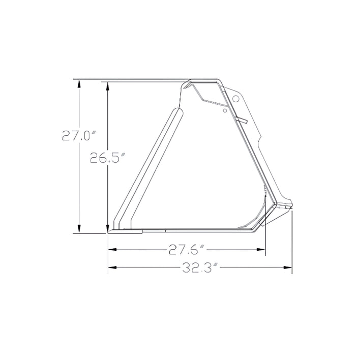 74" GP Severe Xtreme Duty Agricultural For General Purpose Buckets | Construction Attachments Inc.