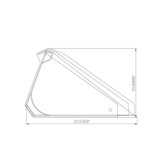 62" GP Xtreme Duty Extended Bottom Low Profile For General Purpose Buckets |Construction Attachments Inc.