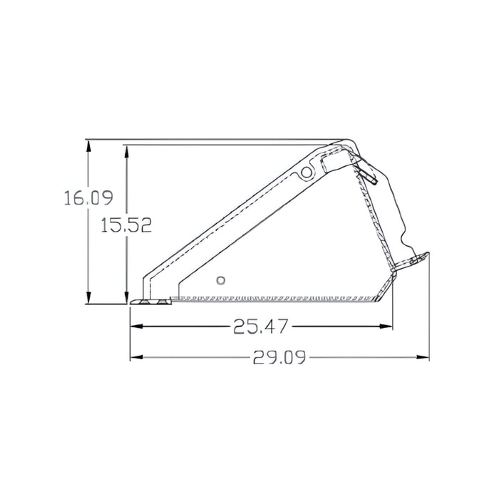 48” Mini Skid Steers Standard Bottom For General Purpose Buckets | Construction Attachments Inc.