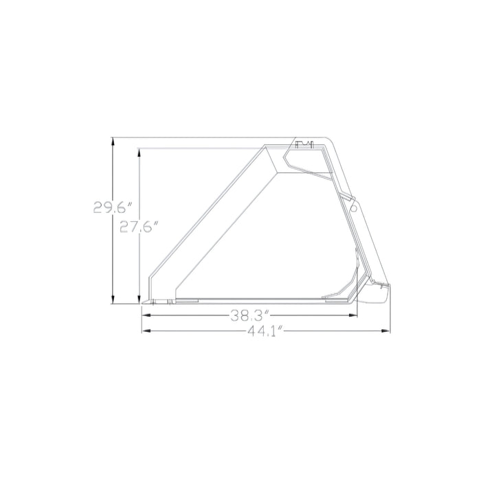 84" with Weld-on Teeth For General Purpose Buckets - Ultra Deep High Capacity Landscape | Construction Attachments Inc.