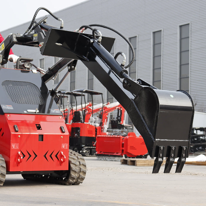 MMS Backhoe Fronthoe Attachment For MMS Skid Steer Loaders | MMS