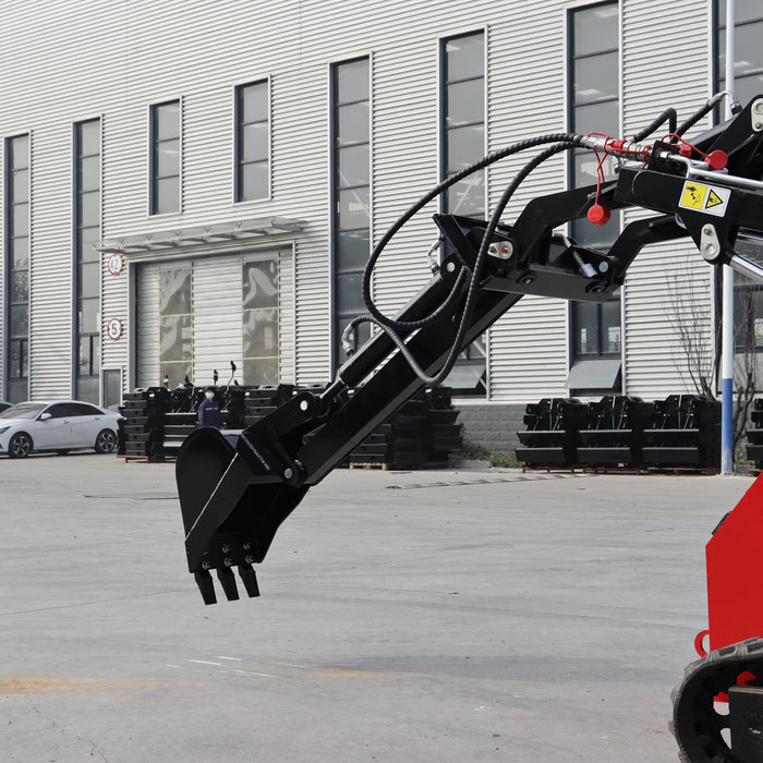 MMS Backhoe Fronthoe Attachment For MMS Skid Steer Loaders | MMS