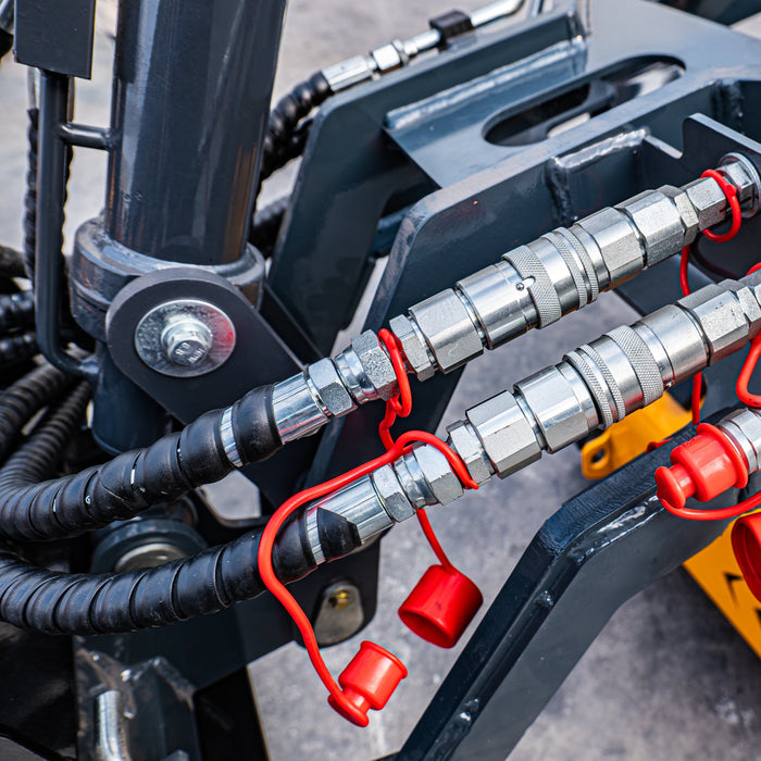 MMS Breaker Hammer 35mm/45mm Drill Pole with Hose For MMS Skid Steer Loaders | MMS