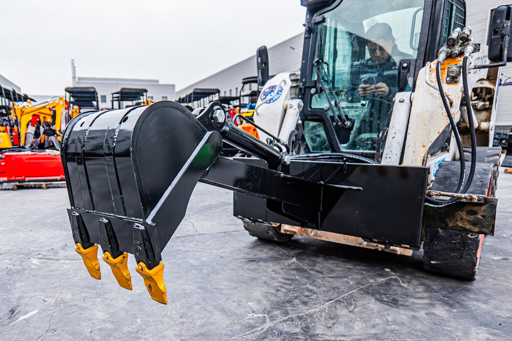 MMS 86" Straight Digging Arm Attachment for Skid Steer Loader | MMS