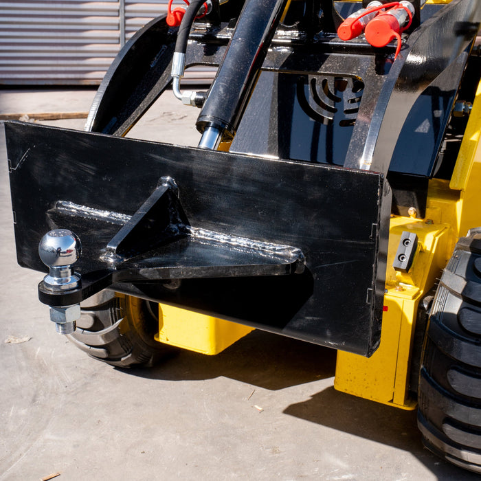 MMS Receiver Hitch Mount Plate Attachment For MMS Skid Steer Loaders | MMS