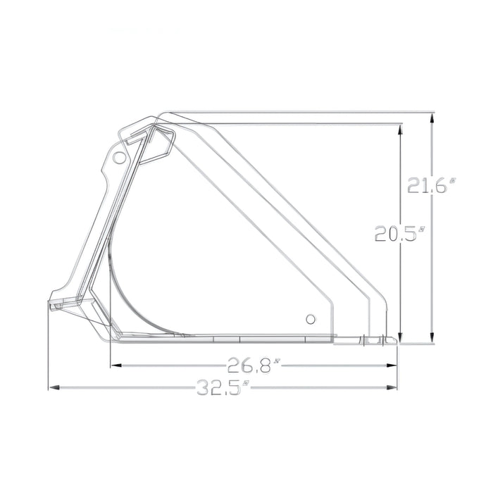 62" GP Xtreme Duty Standard Bottom Low Profile For General Purpose Buckets | Construction Attachments Inc.