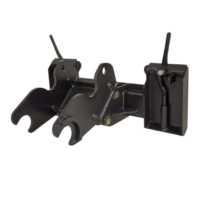 Skid Steer Adapter for Excavators Pin-on Mount with Pins & Locking Collars For Skid Steer Universal Adapter - The Hookup | Construction Attachments Inc.