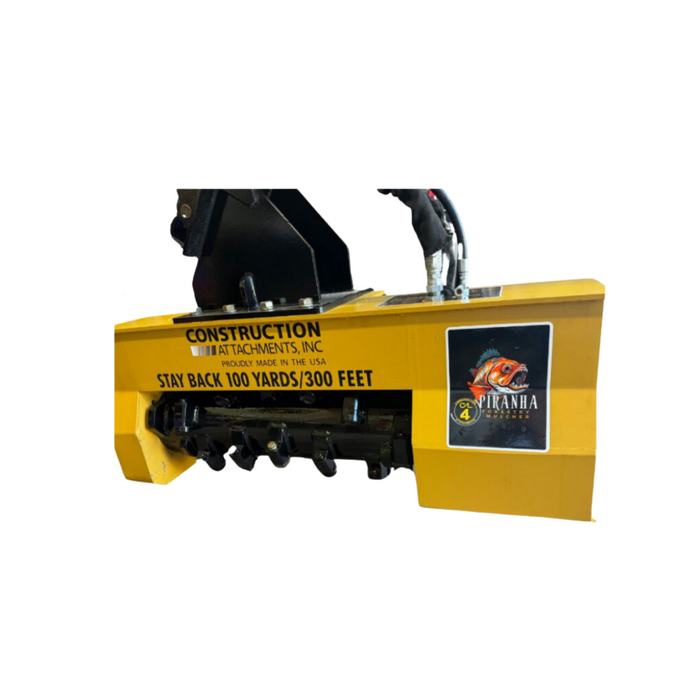 30” Pirahna Series Forestry Mulcher For Mini-Excavators (11000-26000Lbs) | Construction Attachments Inc. (CA4)