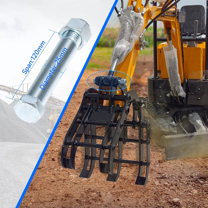 MMS Grabber attachment for Garden Forestry Orchard Machinery Excavator Accessories | MMS